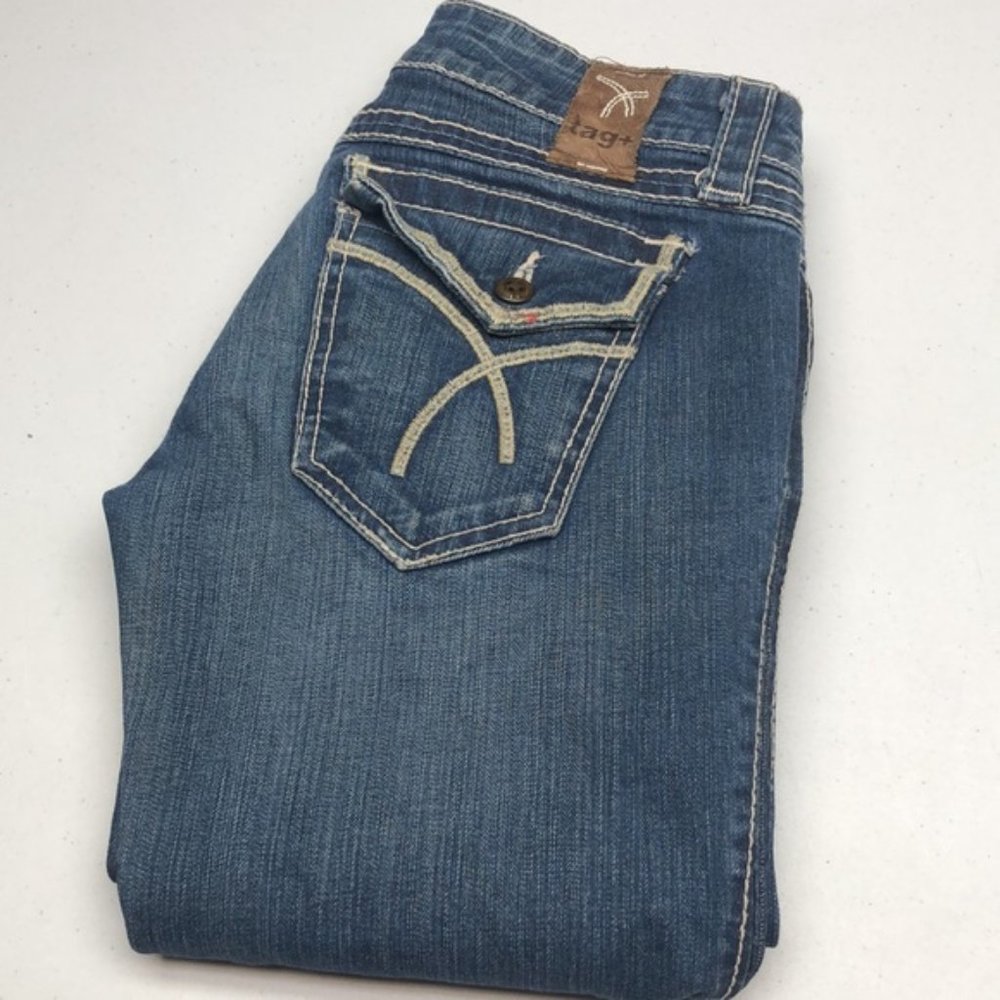 MADE IN USA 🇺🇸 TAG+ FLARE BOOT JEANS 25x34 🇺🇸